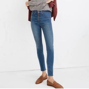 Madewell high rise skinny jeans